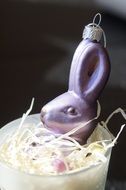 Hare in the Easter glass