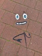 Street Graffiti Face drawing