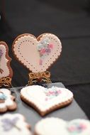 cookies like a heart for the holiday