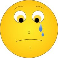 Unhappy smiley