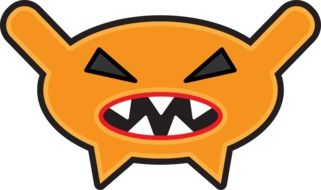 Teeth Monster Cartoon drawing