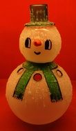 Christmas happy snowman decoration