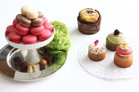 variety of small desserts