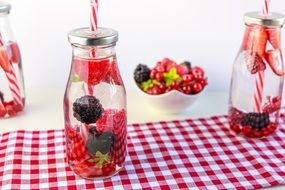 refreshing berry drink