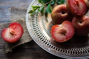 tasty and fresh Plums Ripe