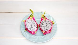 fresh cut exotic fruit
