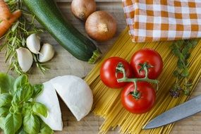 Mozzarella and Tomatoes and Herbs