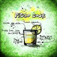 painted pisco sour cocktail recipe