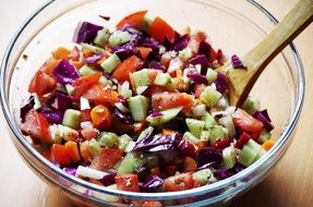 bright vegetable salad