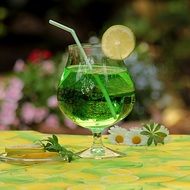 Still Life with Woodruff punch