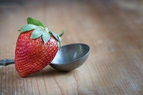 red strawberry food-photography