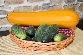 juicy and appetizing Zucchini Cucumbers