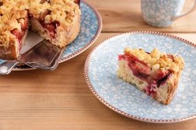 sweet plum cake for tea