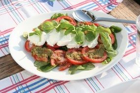 Picture of Tomato Salad with Mozzarella