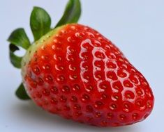 big ripe strawberry close up