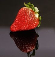 delicious strawberry macro