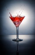 Red Martini Cocktail