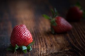 Delicious sweet ripe fresh red strawberries