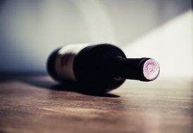black Wine Bottle