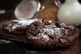 fresh chocolate cookie