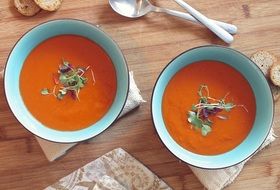 homemade delicious tomato soup
