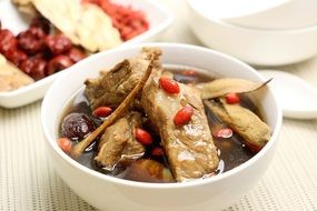 Soup with the soup in China