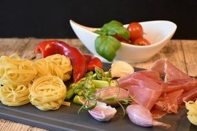 ingredients for italian pasta