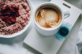 cup of coffee for dessert