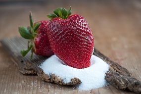 sweet ripe strawberries