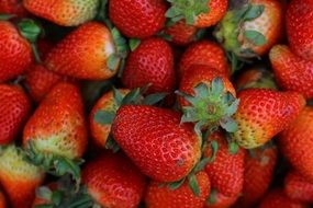 dainty Red healthy strawberry