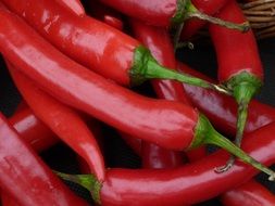 pile of red peppers