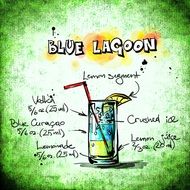 recipe of blue lagoon cocktail