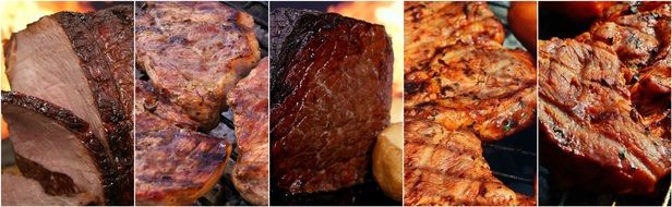 Grill meat Collage