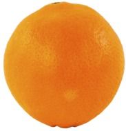 Fresh orange as a clipart