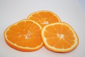 orange fruit slices