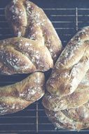 crispy homemade pastries closeup