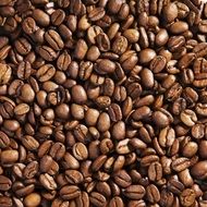 wallpaper with roasted coffee beans