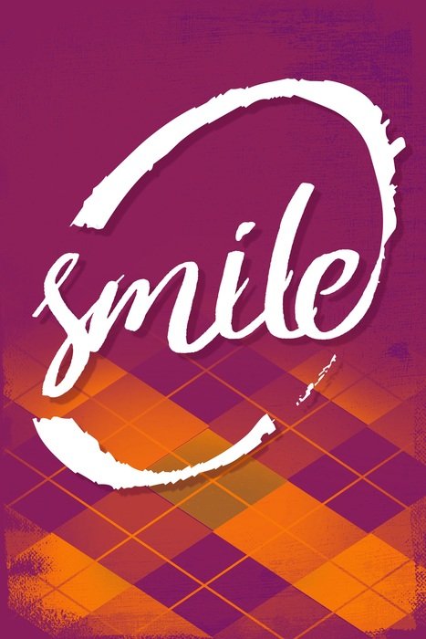 Postcard of motivation message