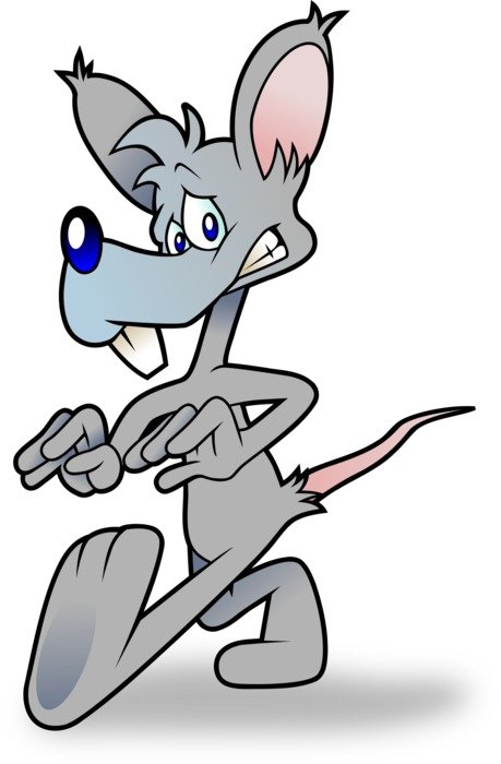 grey Frightened drawing