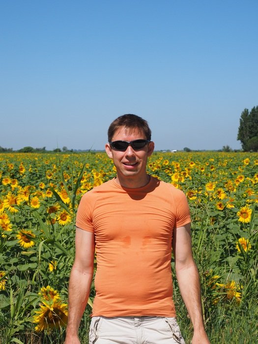 photo of strikingly beautiful Person in sunglasses