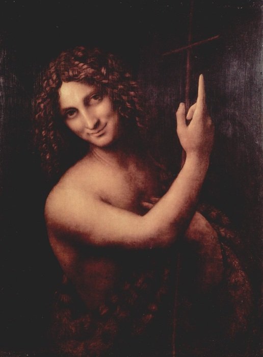 John the Baptist is a painting of Leonardo da Vinci
