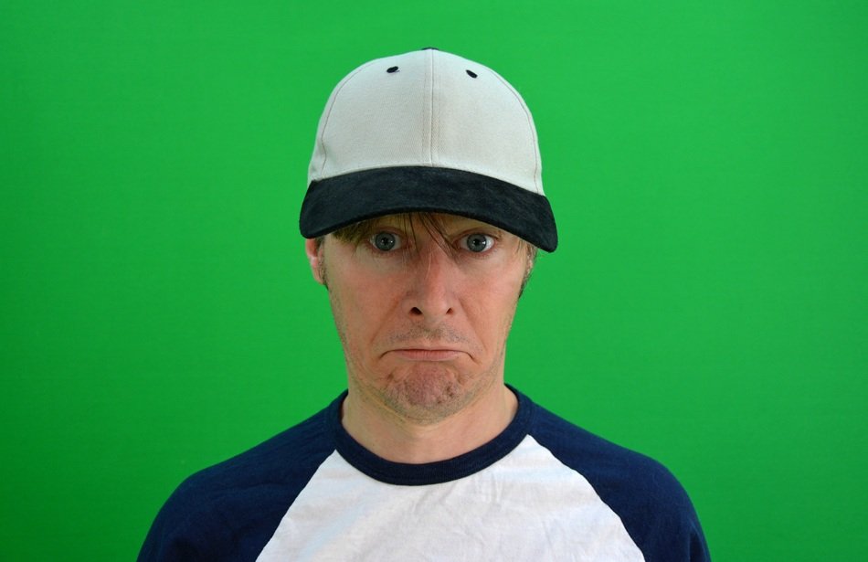 portrait of Man Amazed