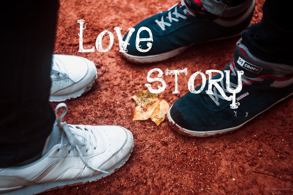guy with a girl in different shoes