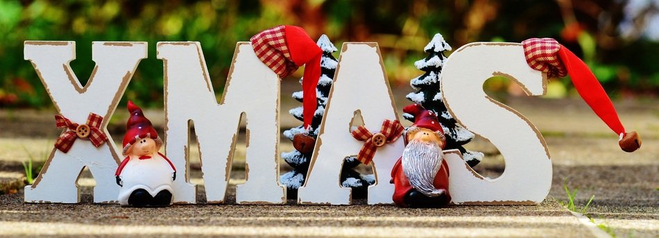 wallpaper with Christmas decoration