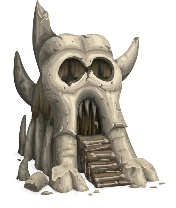 terrifying Greyskull Castle, illustration