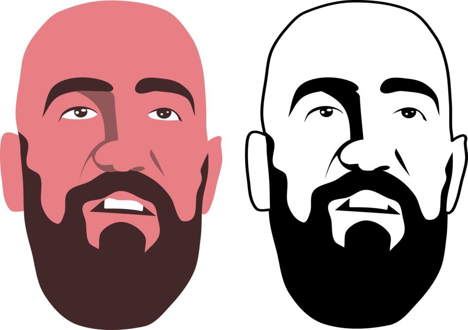 clipart of the Bored Comic Characters