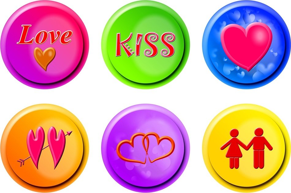 Icons for Valentine's Day