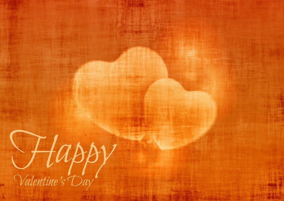 banner with hearts to the day of saint valentine
