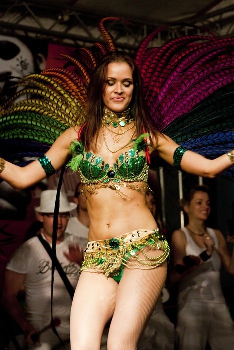 girl on a brazilian show