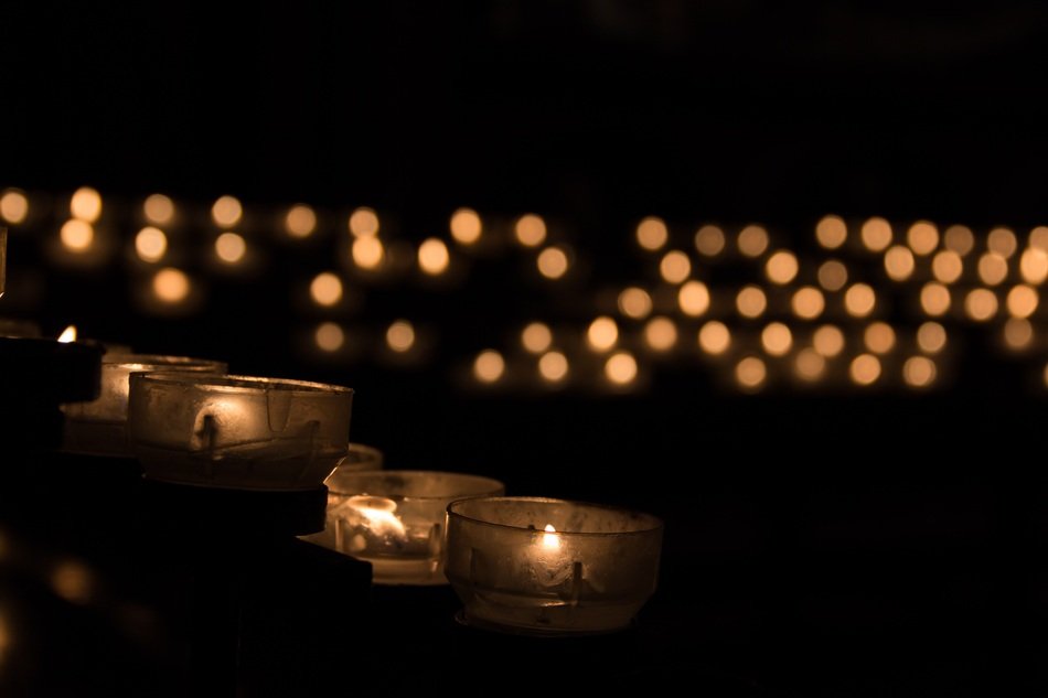 Candles Light decoration dark religious beliefs